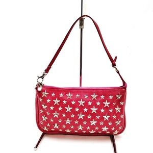 Jimmy Choo Stylish Pink Star-Studded Women's Bag